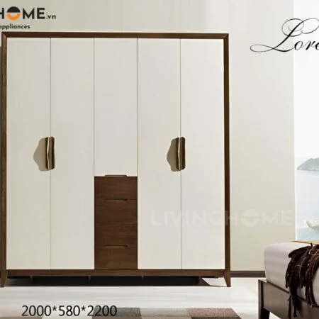 Tủ quần áo nhập khẩu Lorenza