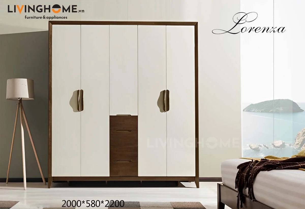 Tủ quần áo nhập khẩu Lorenza 27 Tủ quần áo nhập khẩu Lorenza