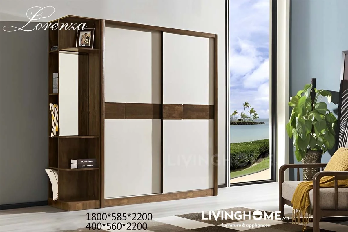 Tủ quần áo nhập khẩu Lorenza 26 Tủ quần áo nhập khẩu Lorenza