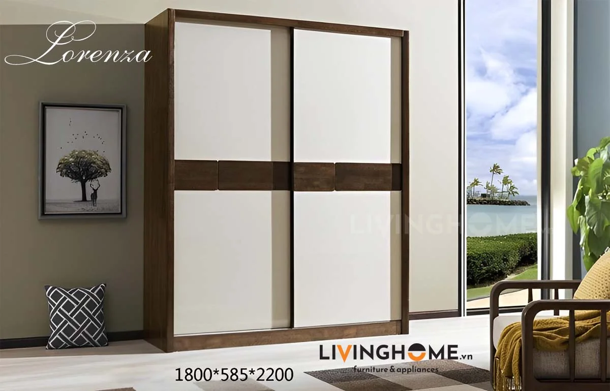Tủ quần áo nhập khẩu Lorenza 24 Tủ quần áo nhập khẩu Lorenza