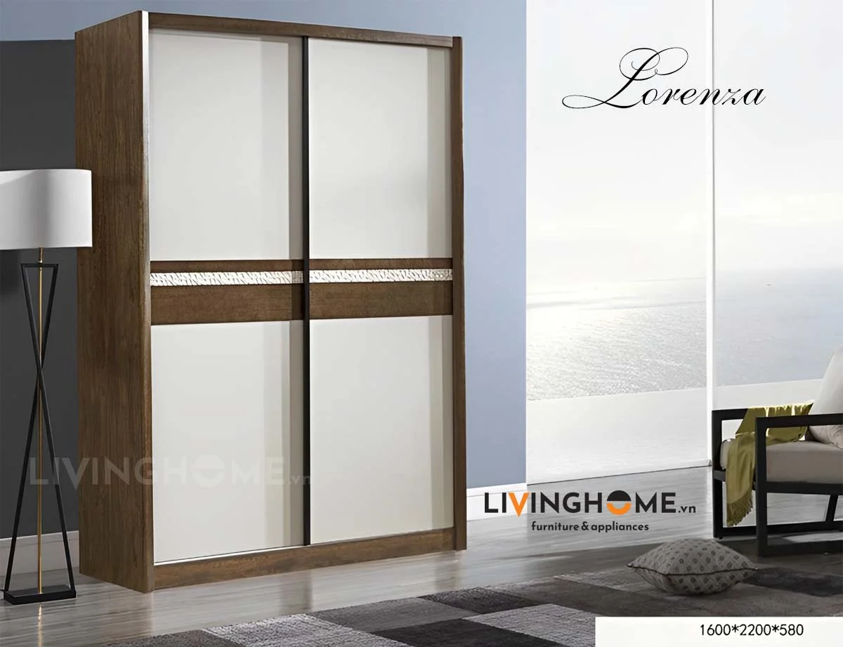 Tủ quần áo nhập khẩu Lorenza
