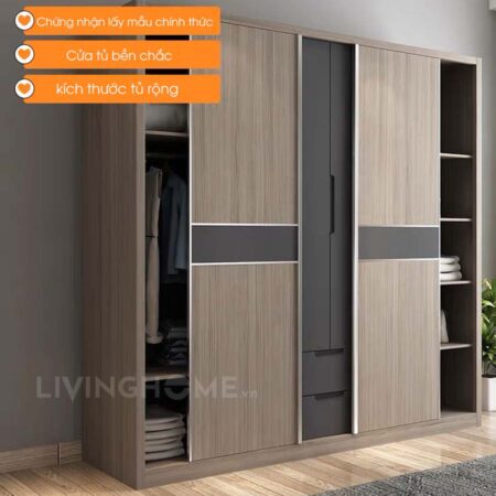 Tủ quần áo nhập khẩu Nicola 10 Tủ quần áo nhập khẩu Nicola