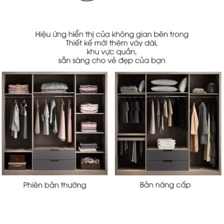 Tủ quần áo nhập khẩu Nicola 12 Tủ quần áo nhập khẩu Nicola