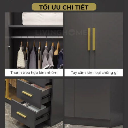 Tủ quần áo Nidal 13 Tủ quần áo Nidal