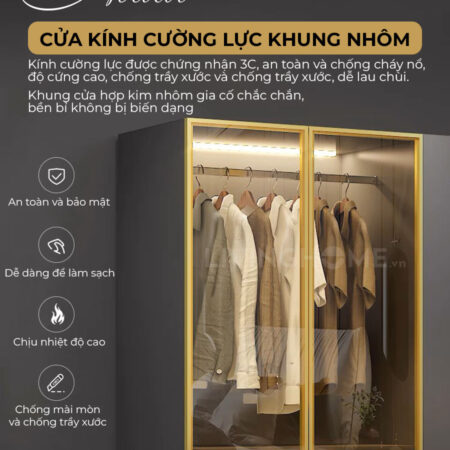 Tủ quần áo Nidal 14 Tủ quần áo Nidal