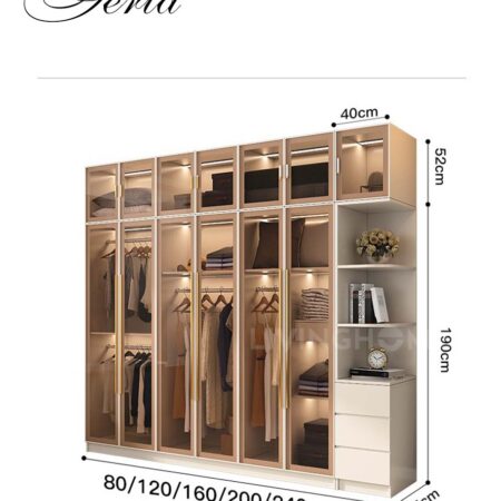 Tủ quần áo nhập khẩu Seria 25 Tủ quần áo nhập khẩu Seria