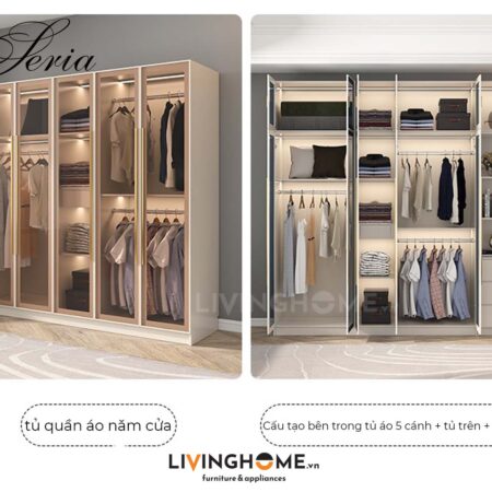 Tủ quần áo nhập khẩu Seria 22 Tủ quần áo nhập khẩu Seria