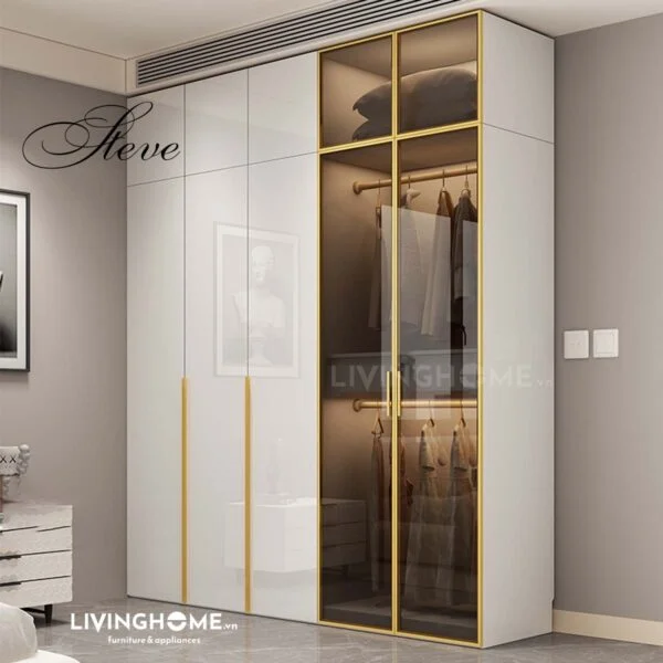 Tủ quần áo nhập khẩu Steve