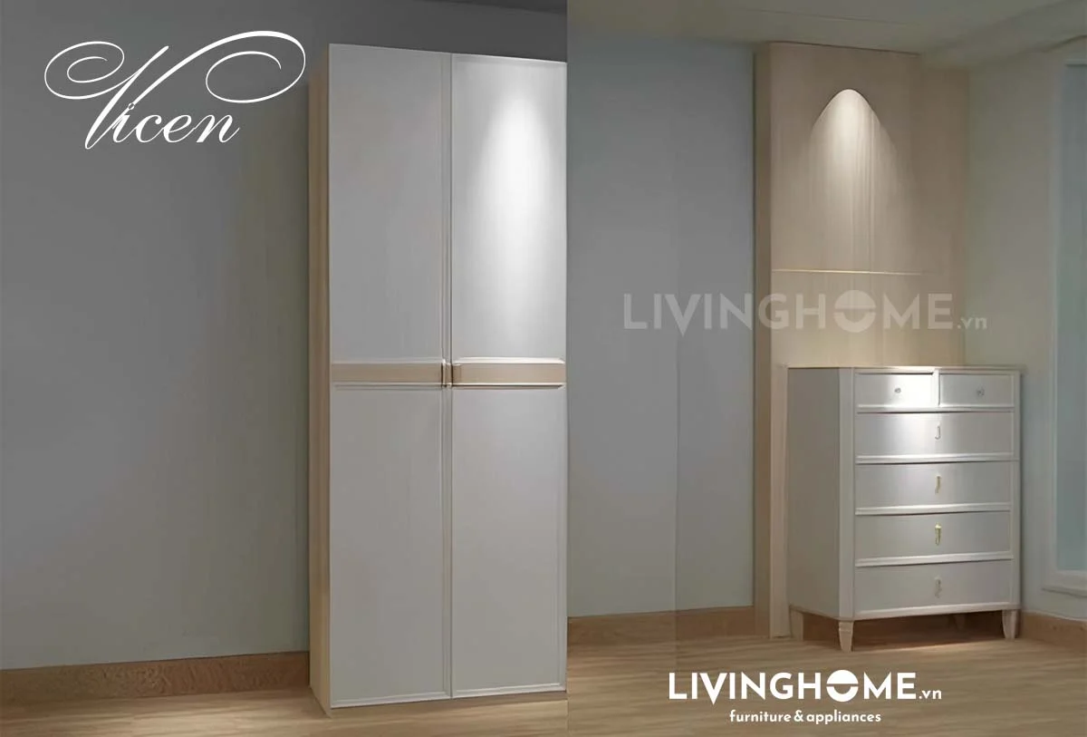 Tủ quần áo nhập khẩu Vicen 23 Tủ quần áo nhập khẩu Vicen