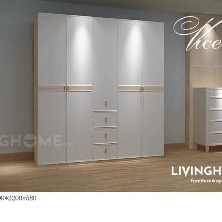 Tủ quần áo nhập khẩu Vicen