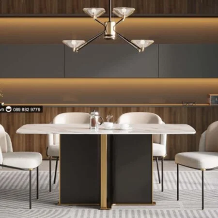 Bàn Ăn Mặt Đá Cao Cấp Sang Trọng Nhập Khẩu - BRIZA 9 ban an briza 3