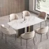 Bàn Ăn Mặt Đá Cao Cấp Sang Trọng Nhập Khẩu - BRIZA 2 ban an briza