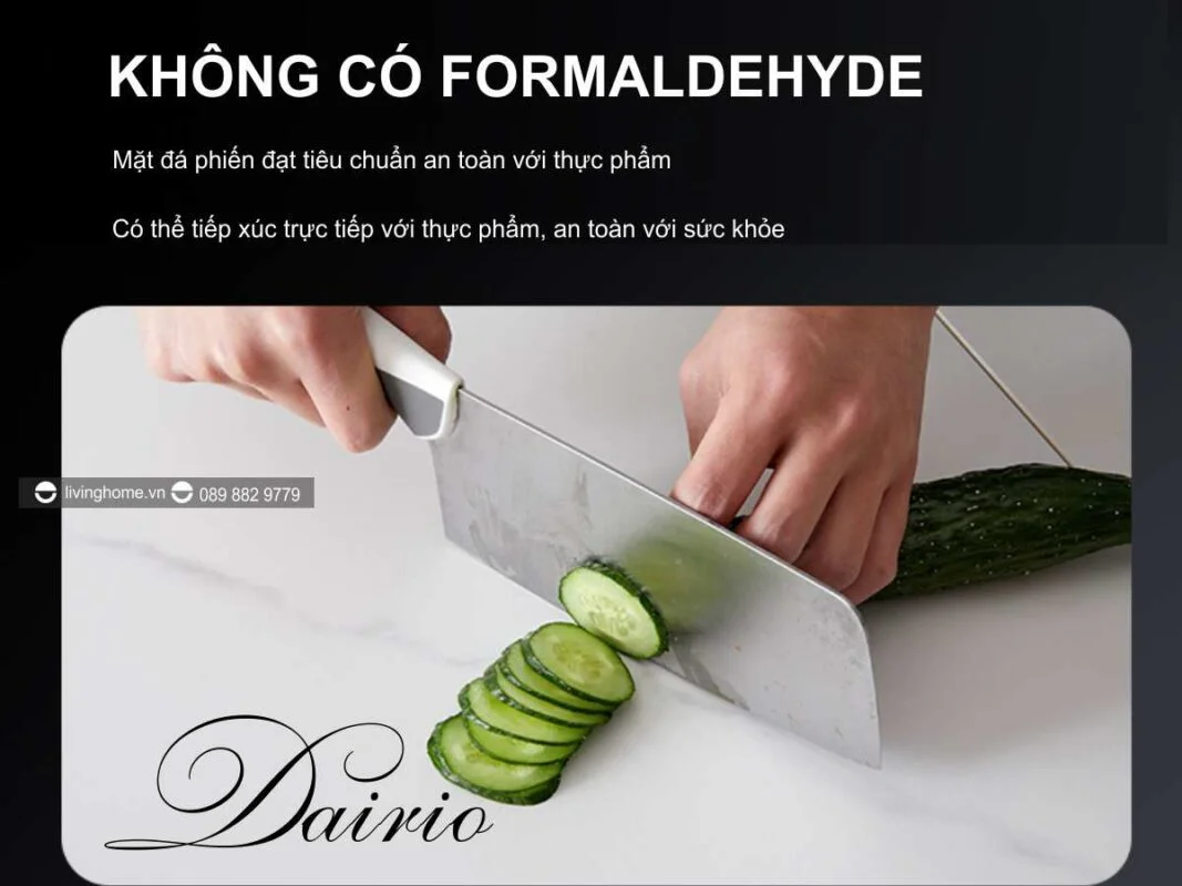 Bàn Ăn Bếp Từ Thông Minh Mặt Đá Ceramic - DAIRIO 31 Bàn ăn thông minh có bếp từ Dairio bền bỉ và tiện lợi