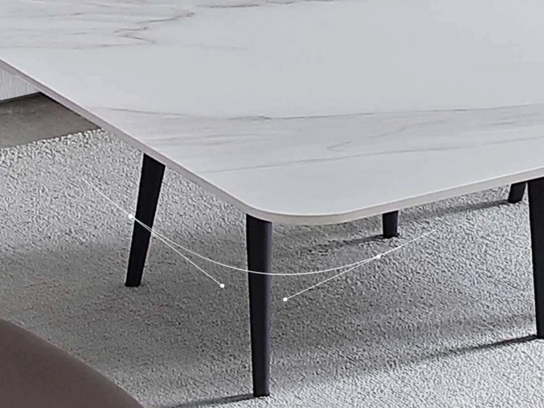Bộ Bàn Ăn Mặt Đá Cao Cấp Hiện Đại Nhập Khẩu - AKI 20 Đường bo không mất đi tính thẩm mỹ và đảm bảo sự an toàn cho các thành viên trong gia đình