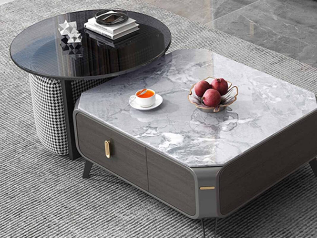 Bàn trà đôi kết hợp lạ mắt nhập khẩu Aniko 21 ban tra doi ket hop la mat nhap khau aniko 171