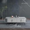 Bàn trà sofa mặt đá phiến Alisha nhập khẩu 1 Bàn trà sofa mặt đá phiến Alisha nhập khẩu