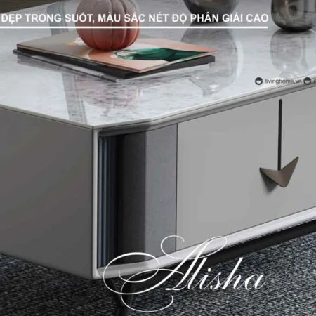 Bàn trà sofa mặt đá phiến Alisha nhập khẩu 10 Bàn trà sofa mặt đá phiến Alisha nhập khẩu