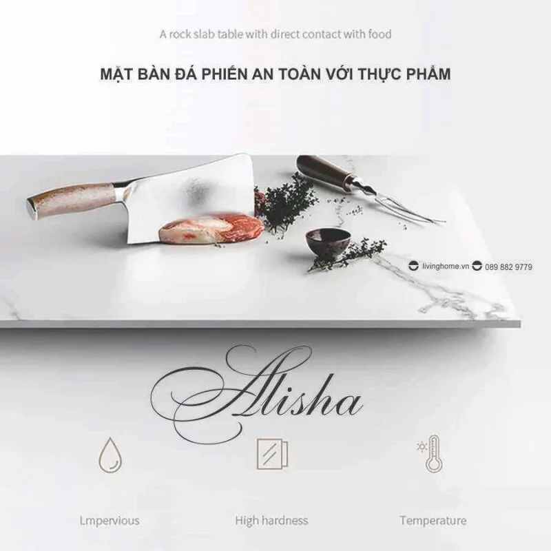 Bàn trà sofa mặt đá phiến Alisha nhập khẩu 17 Bàn trà sofa mặt đá phiến Alisha nhập khẩu