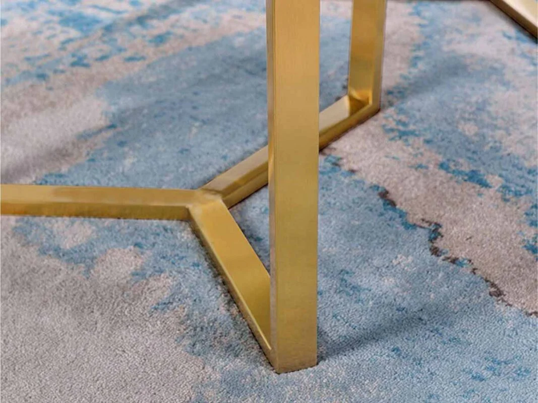 Bộ Bàn Trà Đôi Mặt Đá Ceramic Cao Cấp - Amaya 22 ban tra sofa bac au mat da cao cap amaya 105