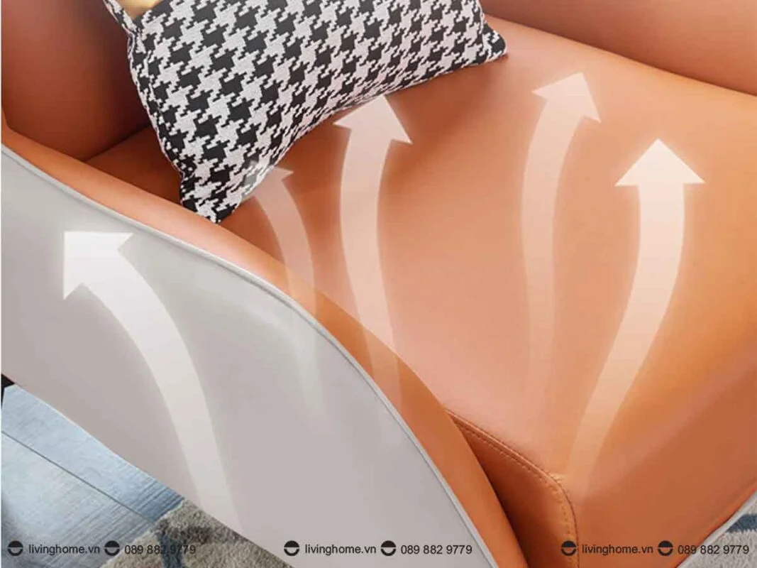 Ghế thư giãn Almunda hiện đại 21 Chất da cao cấp không bí bách khi sử dụng mang lại cảm giác thoải mái
