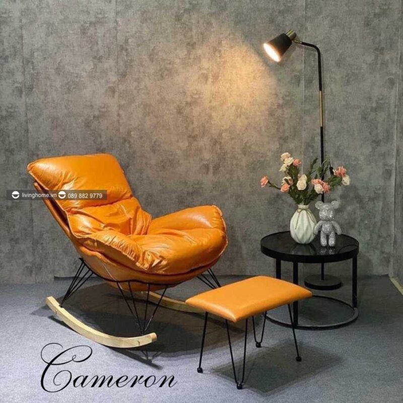 Bộ ghế thư giản Cameron nệm vải thoải mái 8 Bộ ghế thư giản Cameron nệm vải thoải mái