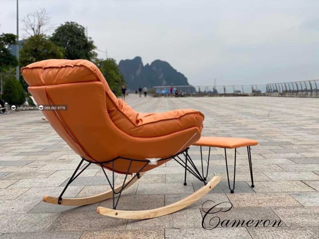 Bộ ghế thư giản Cameron nệm vải thoải mái 9 Bộ ghế thư giản Cameron nệm vải thoải mái