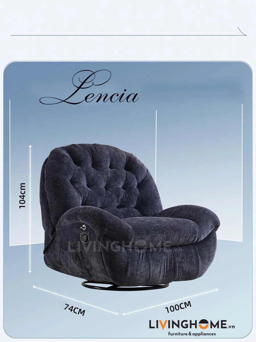 Ghế thư giãn Lencia nhập khẩu cao cấp 25 Ghế thư giãn Lencia nhập khẩu cao cấp