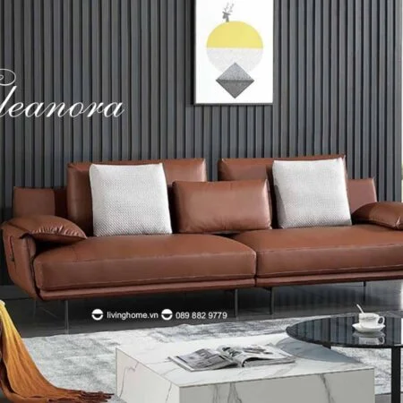 Bộ Sofa băng Eleanora da thật nhập khẩu