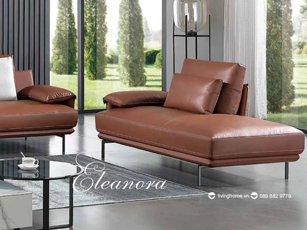 Bộ Sofa băng Eleanora da thật nhập khẩu thiết kế tinh tế 14 Bộ Sofa băng Eleanora da thật nhập khẩu
