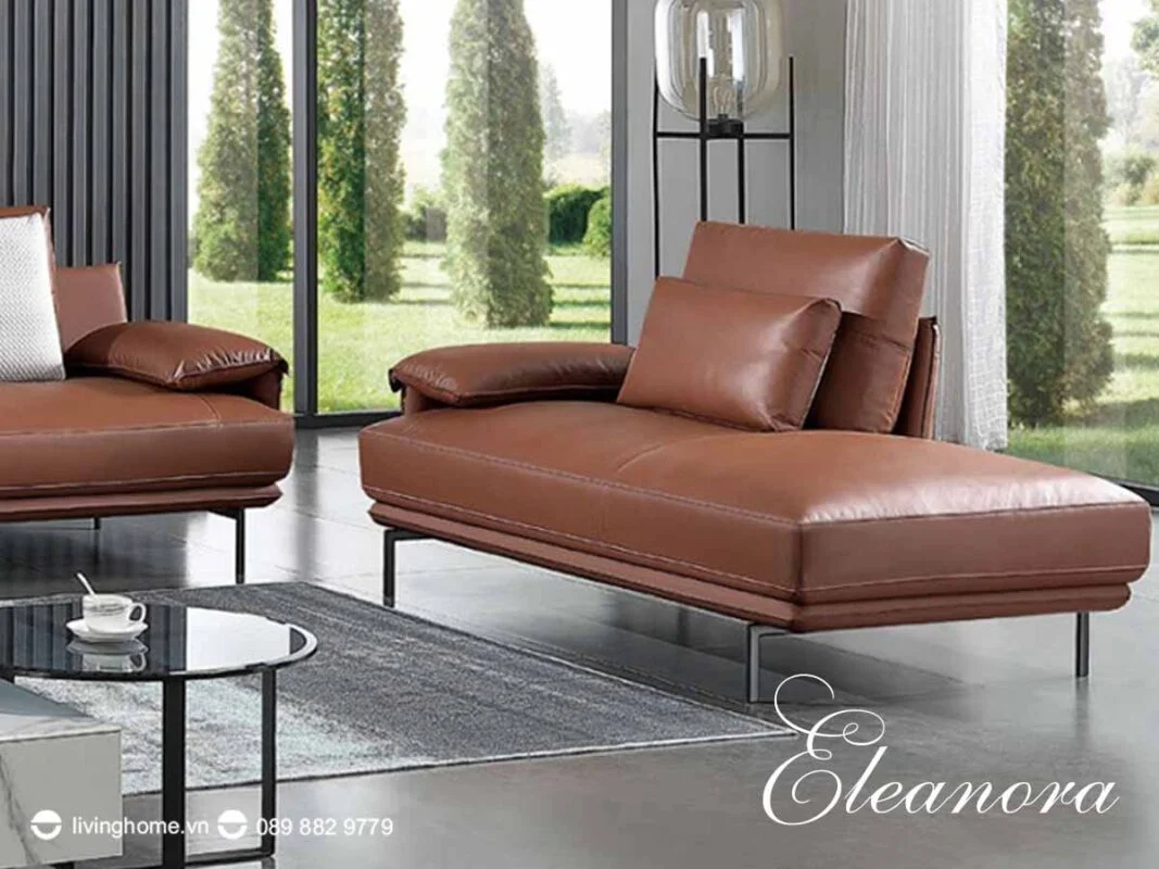 Bộ Sofa băng Eleanora da thật nhập khẩu thiết kế tinh tế 16 Bộ Sofa băng Eleanora da thật nhập khẩu