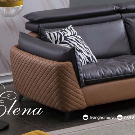 Sofa băng Elena vải giả da