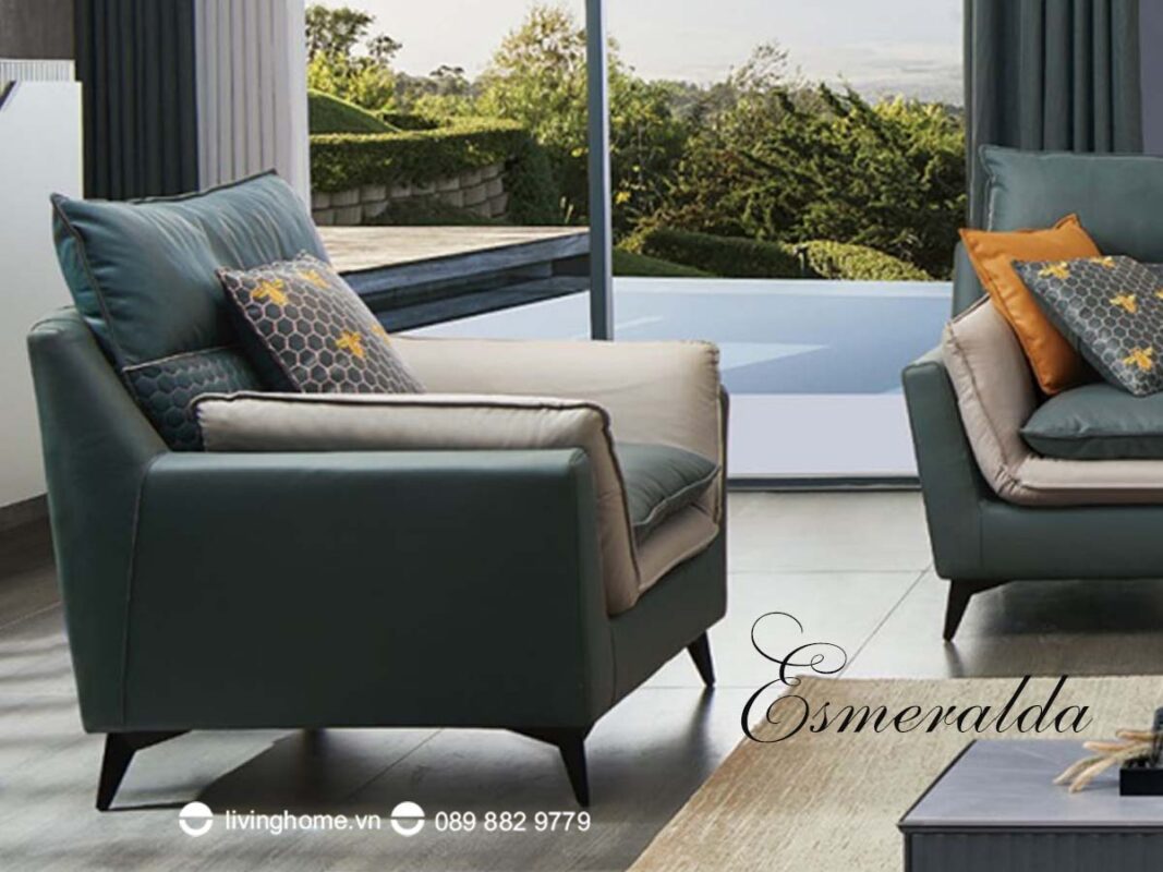 Sofa góc Esmeralda da công nghệ thiết kế hiện đại 9 Sofa góc Esmeralda da công nghệ