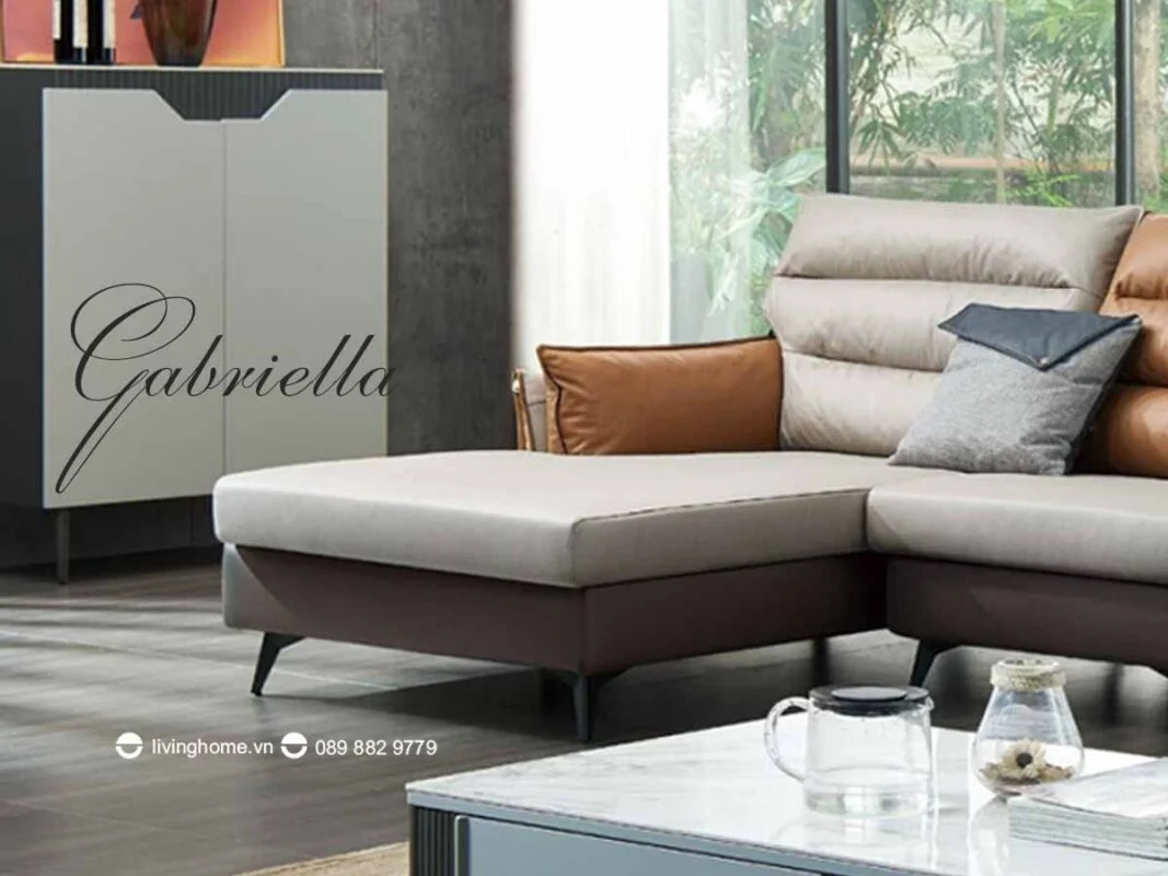 Sofa góc Gabriella da công nghệ