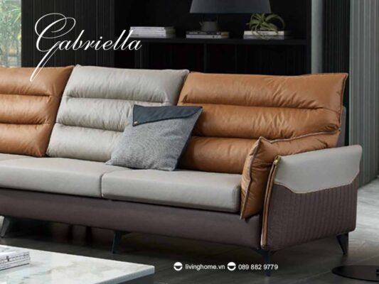 Sofa góc Gabriella da công nghệ cao cấp sang trọng 8 Sofa góc Gabriella da công nghệ