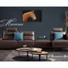 Sofa góc Marina da bò thật cao cấp 1 Sofa góc Marina da bò thật màu nâu đậm