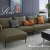 Sofa góc da bò thật cao cấp - Rio 2 Sofa góc Rio da bò thật