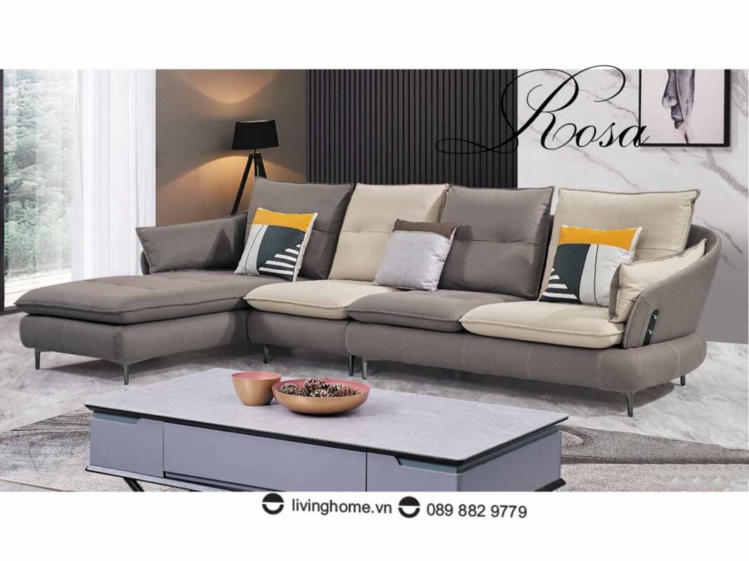 Sofa góc Rosa da công nghệ tinh tế và trang nhã 11 Sofa góc Rosa da công nghệ