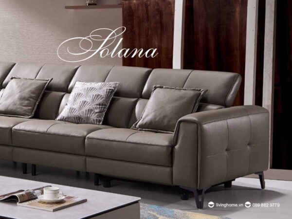 Sofa góc Solana da bò thật