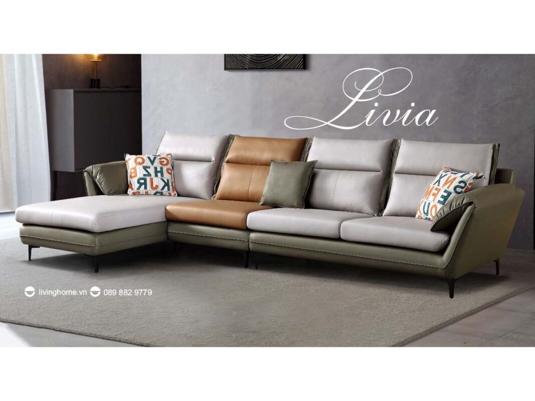 Sofa góc Livia da công nghệ