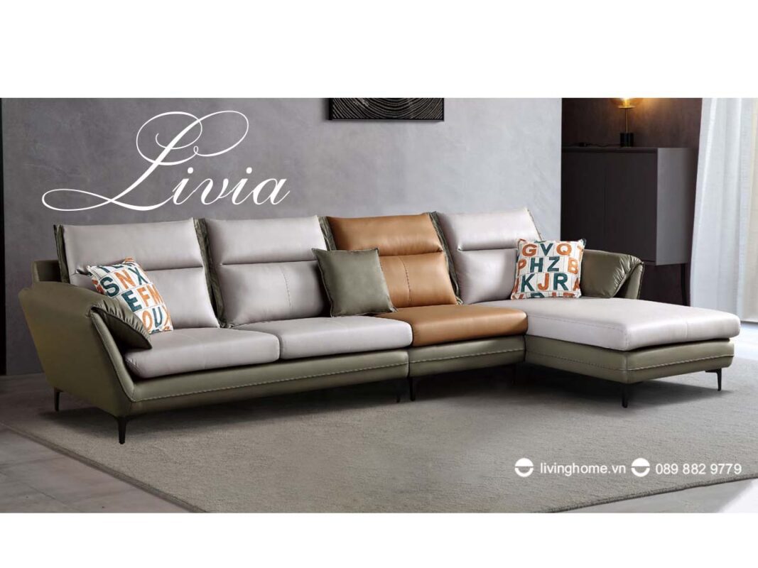 Sofa góc Livia da công nghệ tỉ mỉ đến từng chi tiết 8 Sofa góc Livia da công nghệ