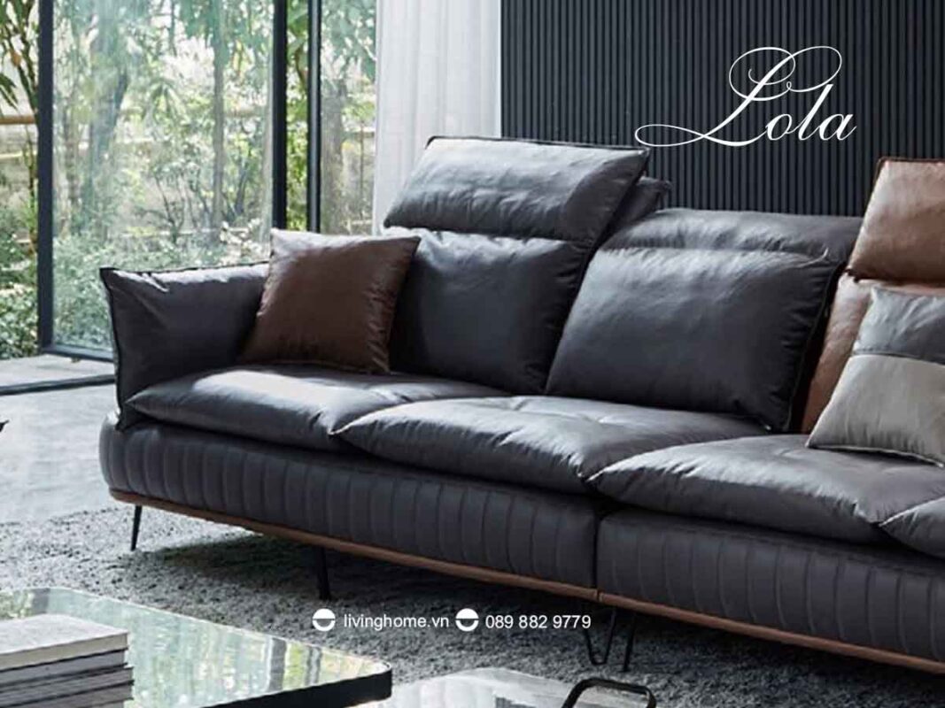 Sofa băng Lola da công nghệ cách điệu đầy mới lạ 10 Sofa băng Lola da công nghệ