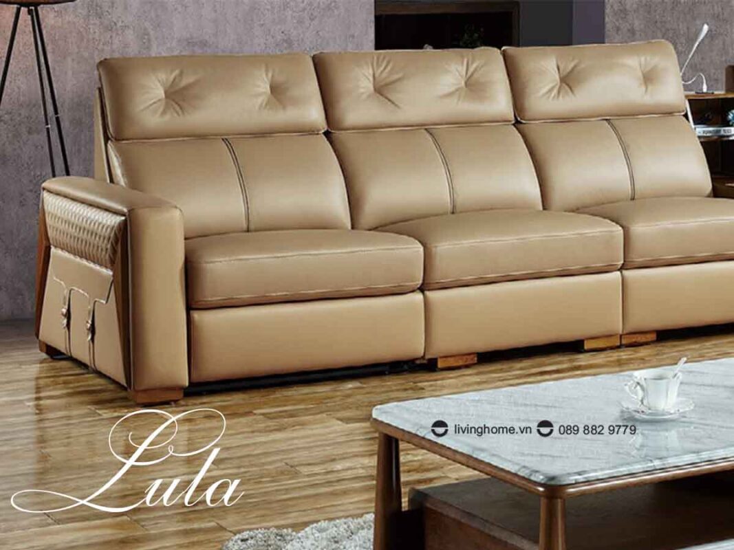 Sofa góc Lula da công nghệ nhập khẩu cao cấp 9 Sofa góc Lula da công nghệ