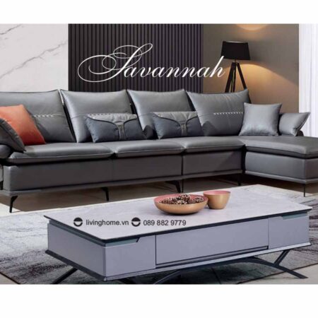 Sofa góc Savannah da công nghệ