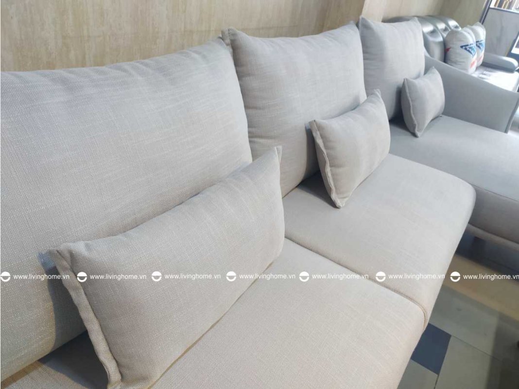 Sofa góc Clara nệm vải bố cao cấp 2m75 12 Sofa góc Clara nệm vải bố cao cấp