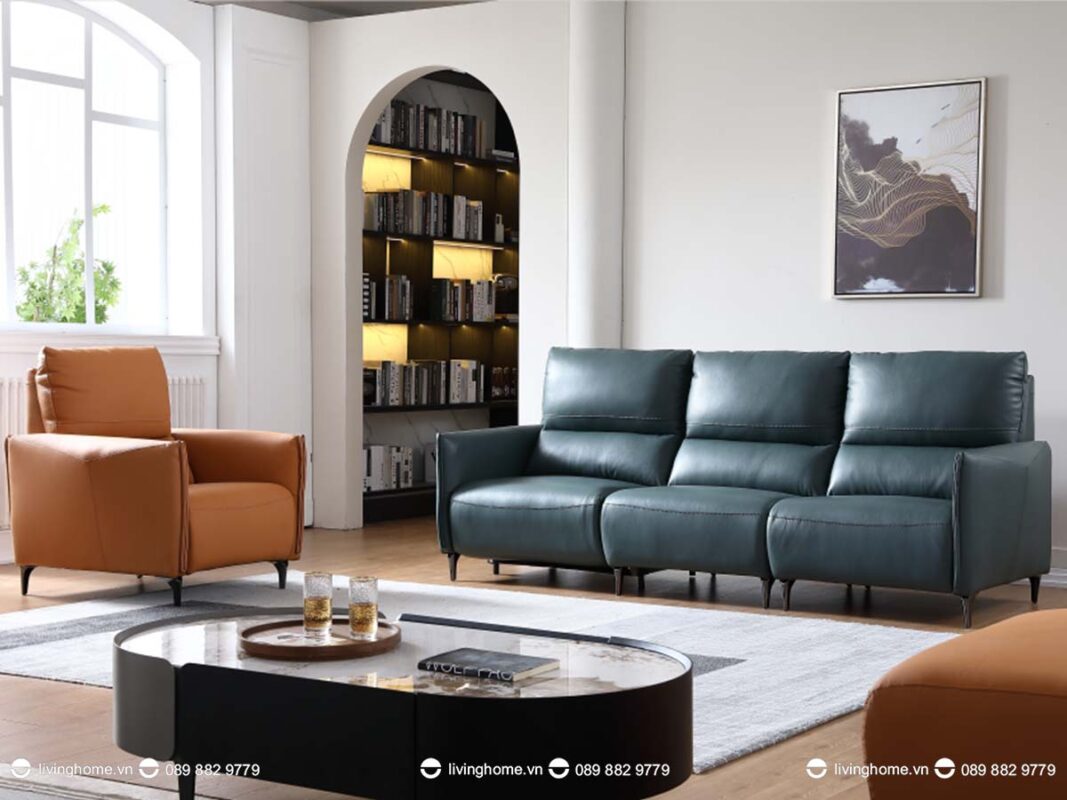 Sofa da nhập khẩu cao cấp Barto 7 Dễ dàng bài trí theo sở thích cá nhân, tiết kiệm diện tích ngôi nhà