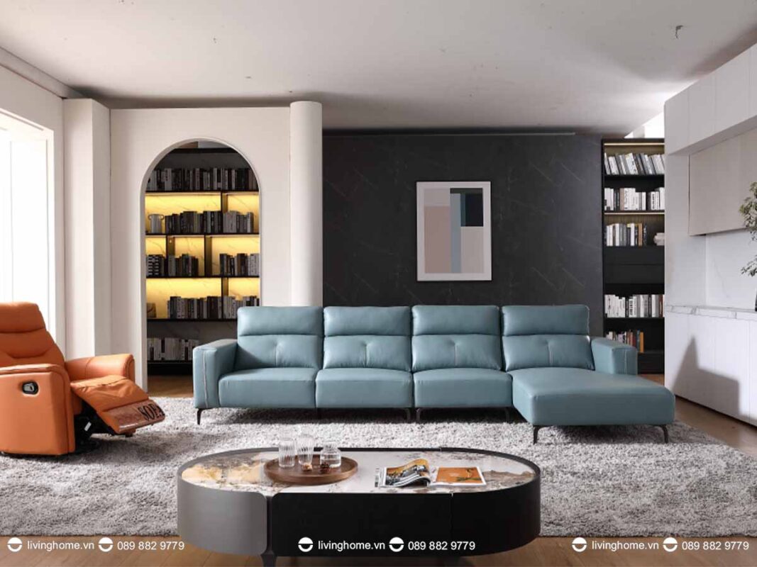Sofa đơn da nhập khẩu cao cấp Mina 14 Một thiết kế sofa hoàn hảo là khi người dùng được thỏa mãn, thoải mái và thư giãn trên chính món quà tự tay mang về và đặt trong không gian phòng khách