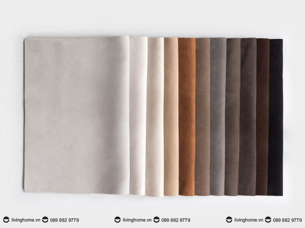 Sofa đơn da nhập khẩu cao cấp Mina 17 Bảng màu đa dạng và đầy đủ cho nhiều sự lựa chọn phù hợp với nhu cầu cá nhân