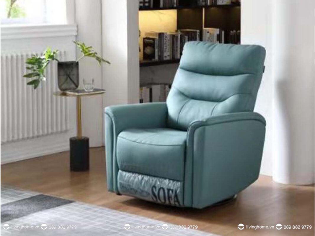 Sofa đơn da nhập khẩu cao cấp Mina 16 Một bộ sofa đơn tinh giản phải đáp ứng được những yêu cầu của một phòng khách có diện tích khiêm tốn
