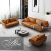 Sofa băng Alba đơn giản kiểu dáng Italia 1 sofa băng alba