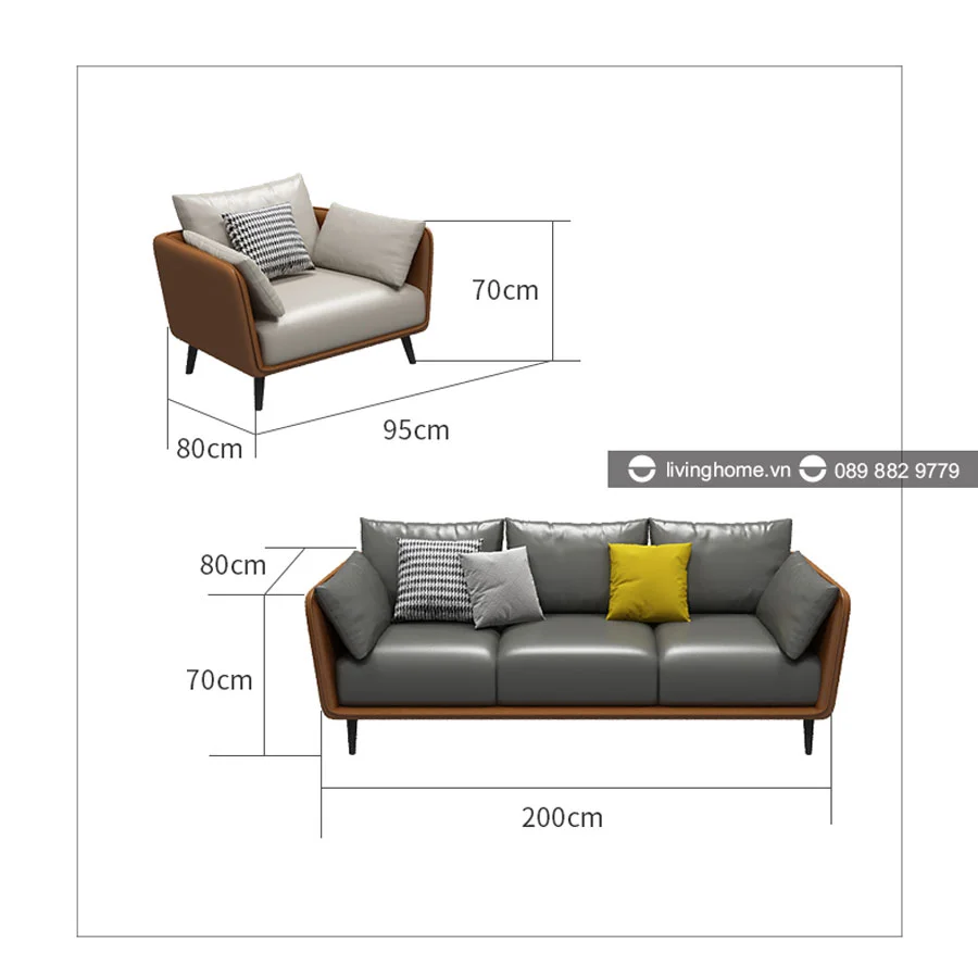 sofa băng camila